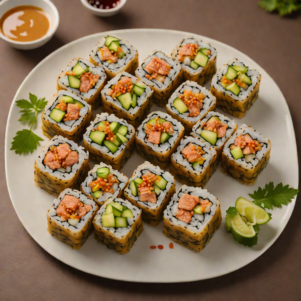 Suko-Style Spicy Tuna Sushi Rolls
