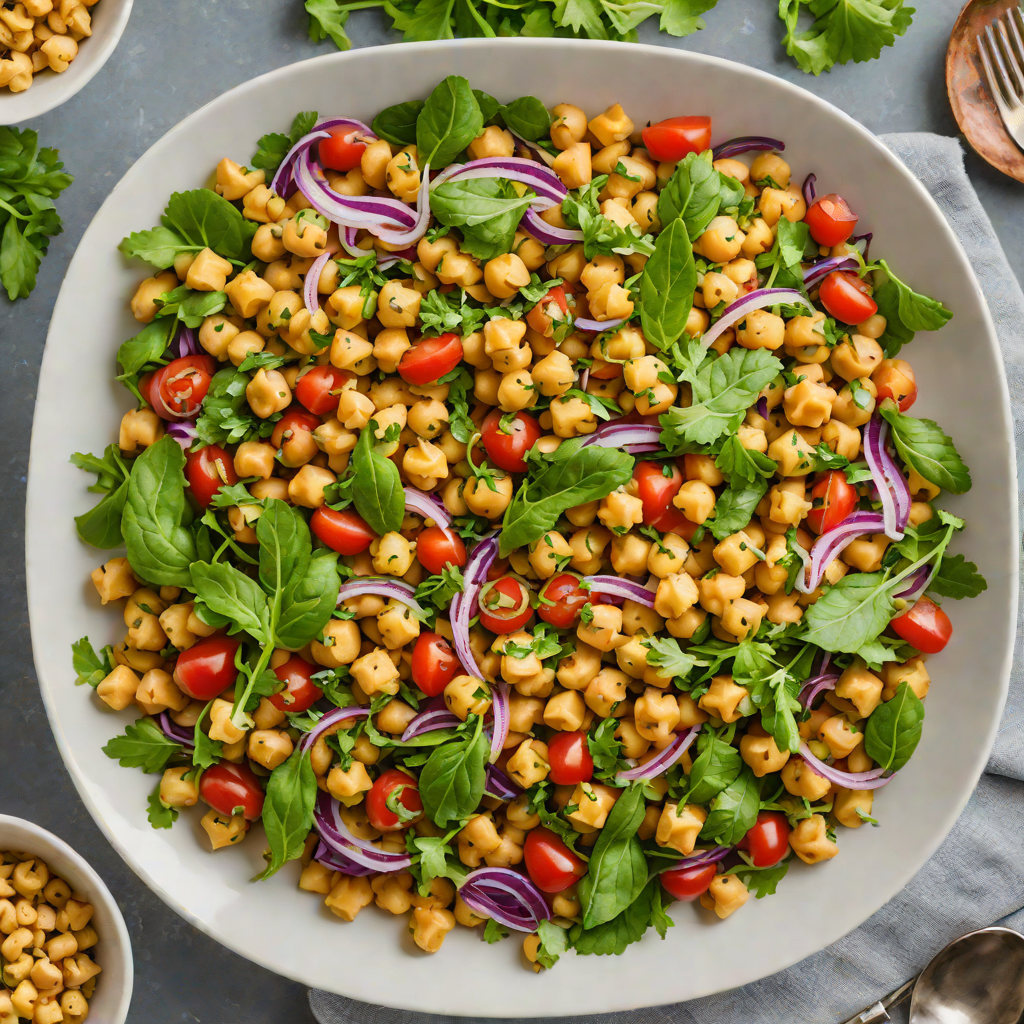 Quick Spectrum-Inspired Mediterranean Chickpea Salad