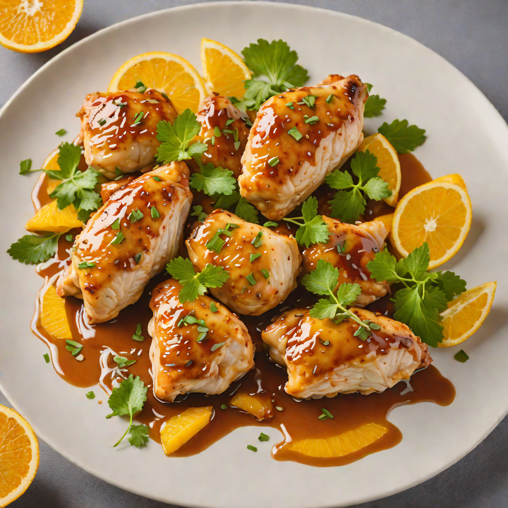 Sautéed Chicken with Tangy Orange and Ginger Glaze
