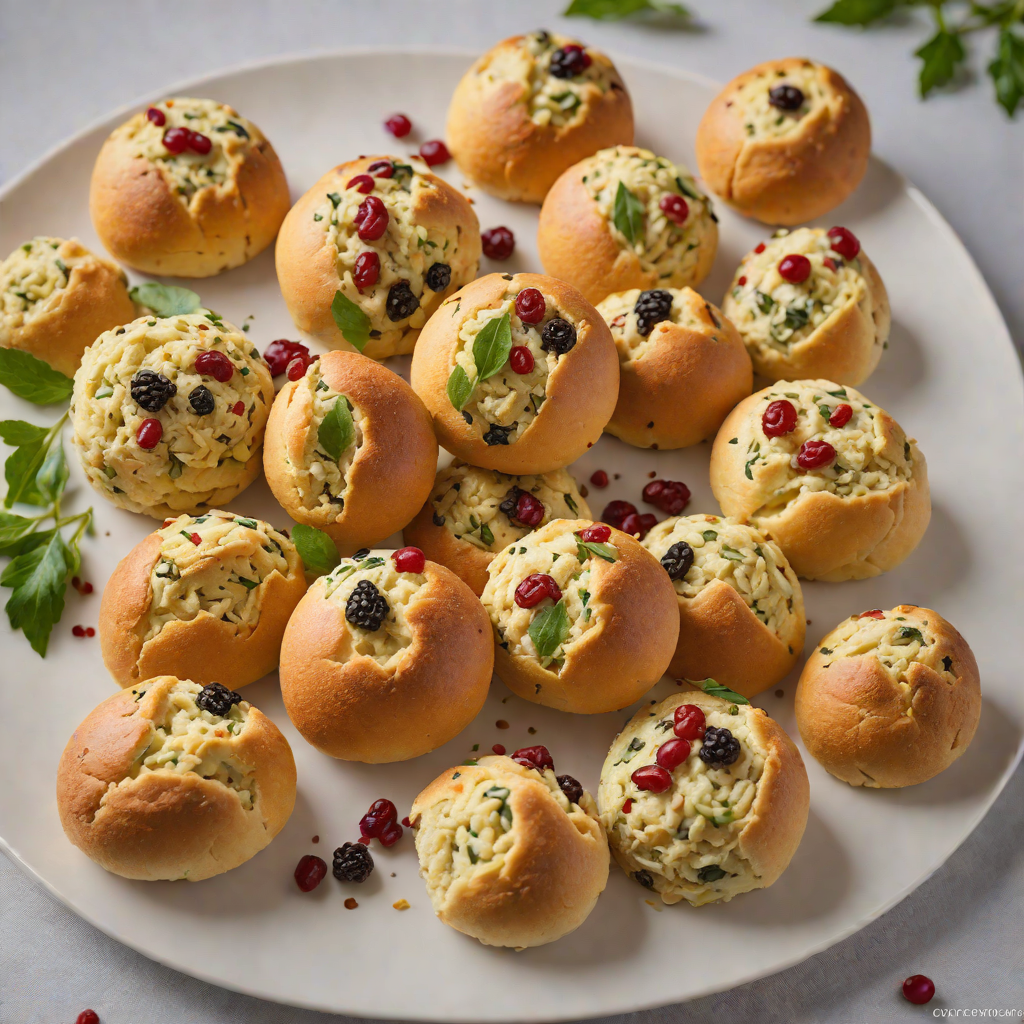 Veggie-Packed Damper Bread Rolls with Native Pepperberry
