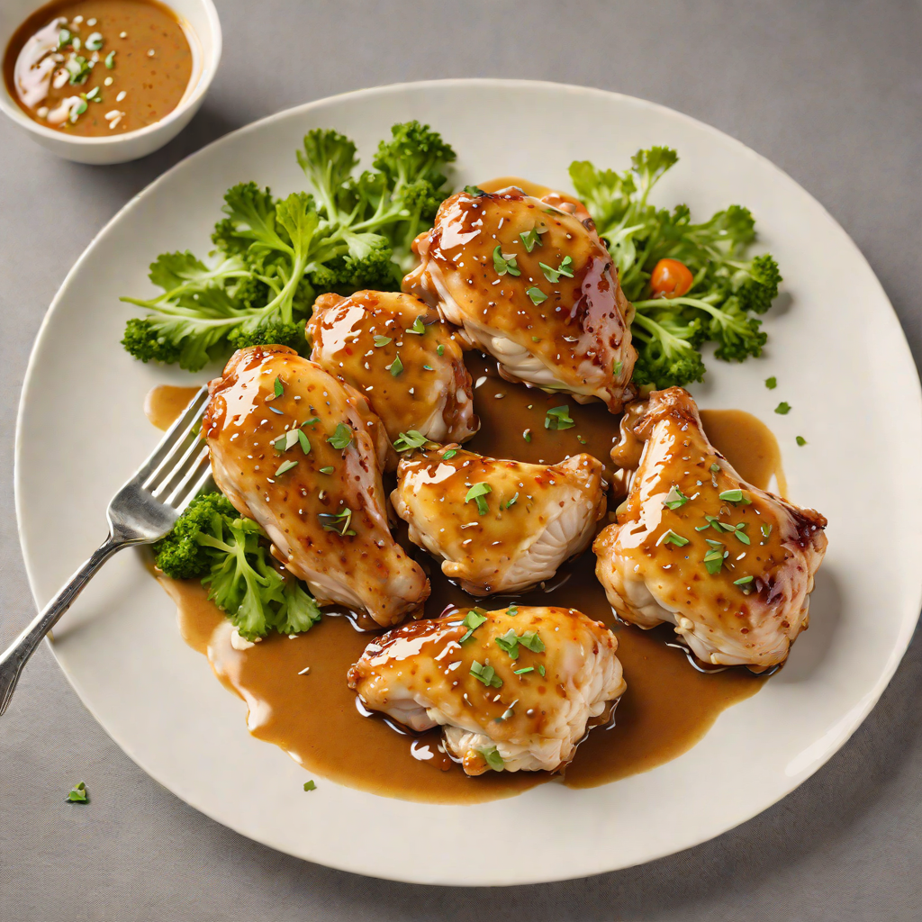 Sautéed Chicken with Tangy Mustard and Honey Glaze
