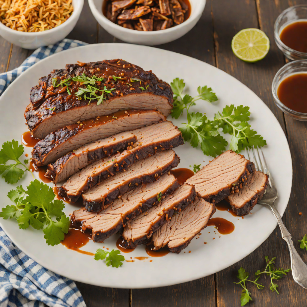 Slow-Roasted Mesquite Brisket with Texas BBQ Rub