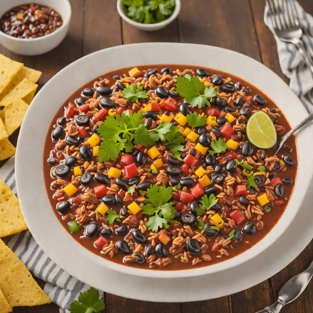 Mesquite-Smoked Turkey Chili with Black Beans