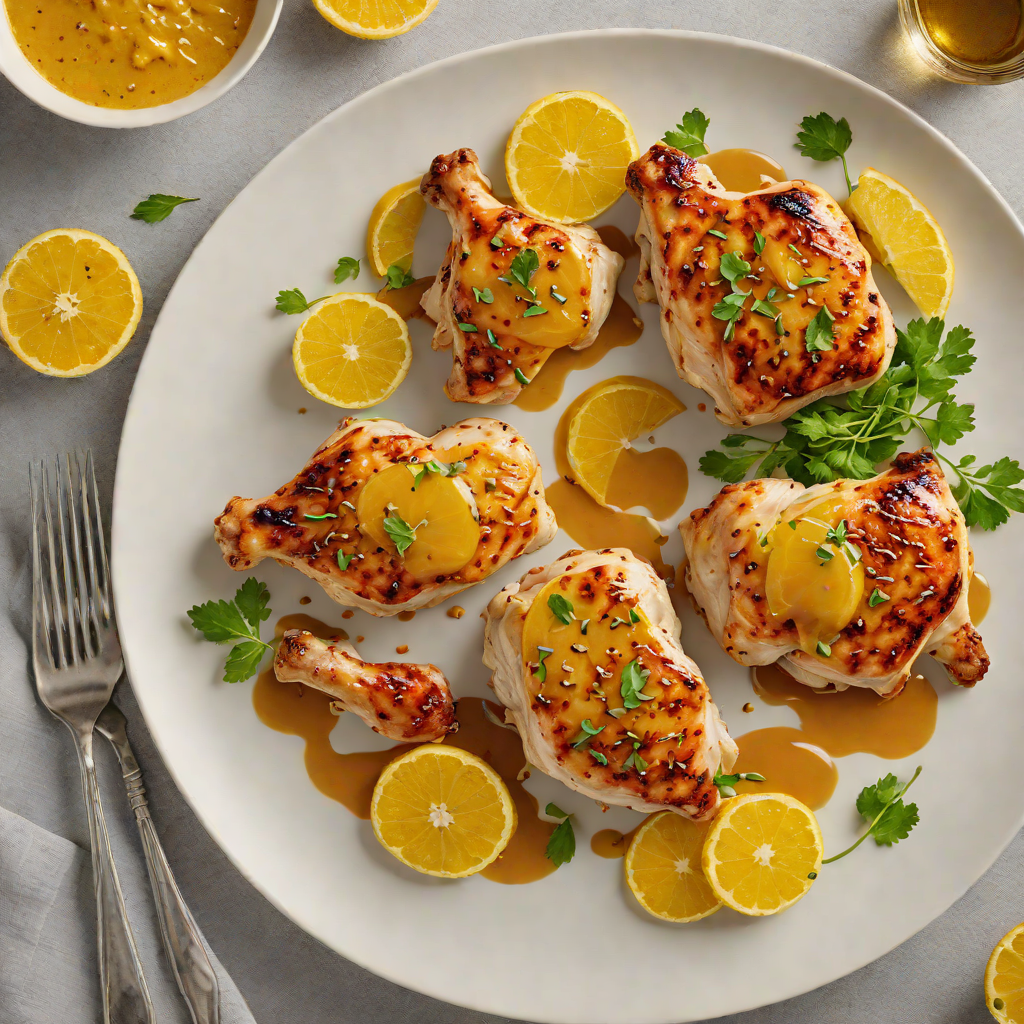 Pan-Seared Chicken with Tangy Citrus Mustard Glaze