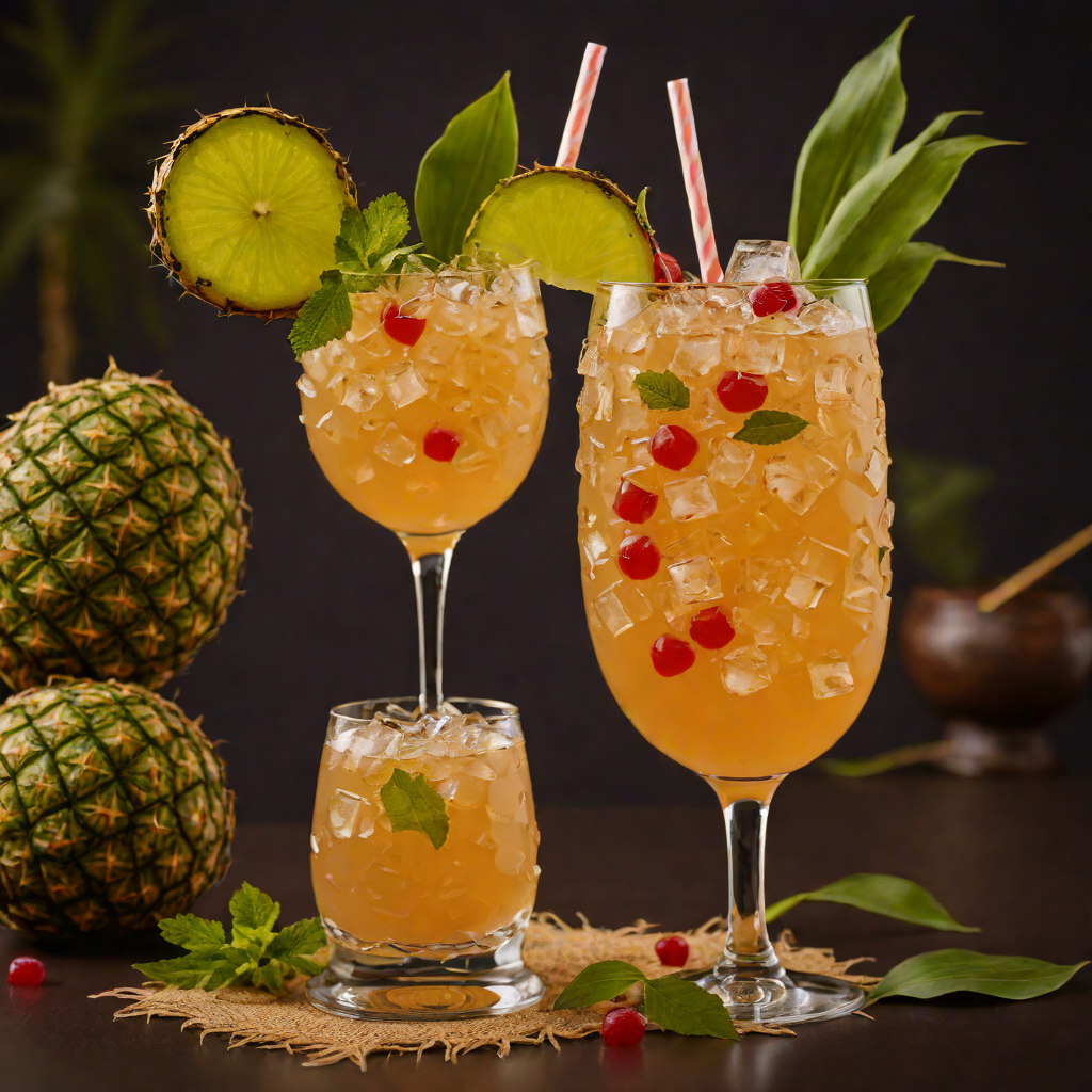 Tropical Rum Tiki Swizzle