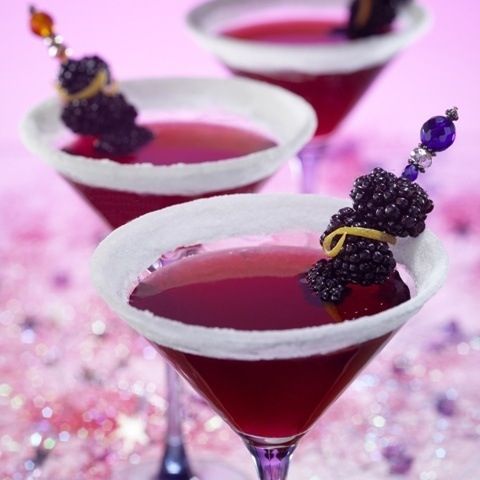 Velvet Blackberry Thyme Martini