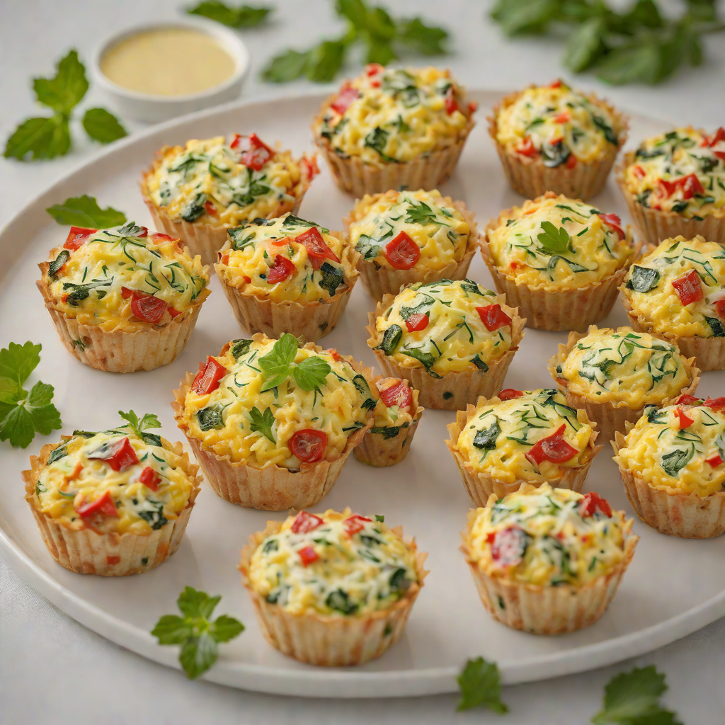 Vegetable and Cheese Muffin Tin Frittatas