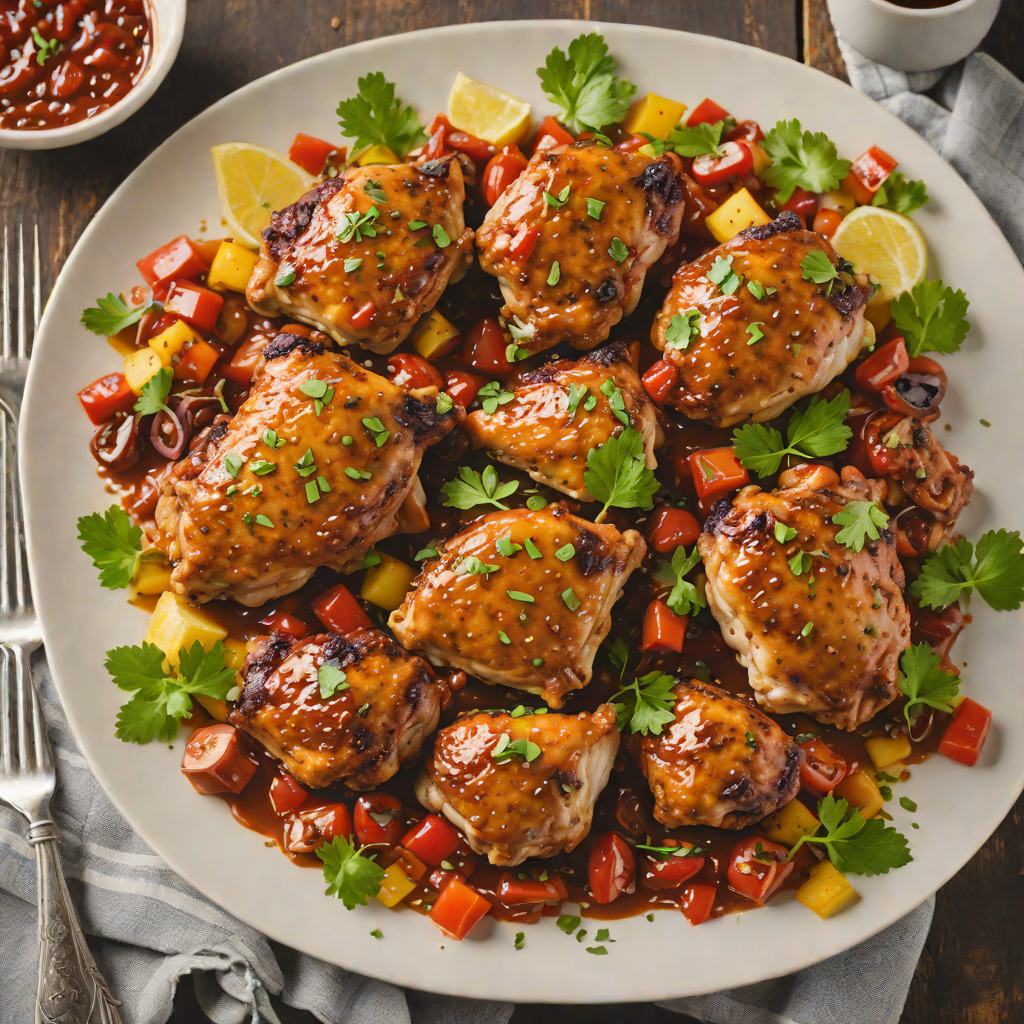 Sheet Pan Texan Chili-Spiced Chicken Thighs
