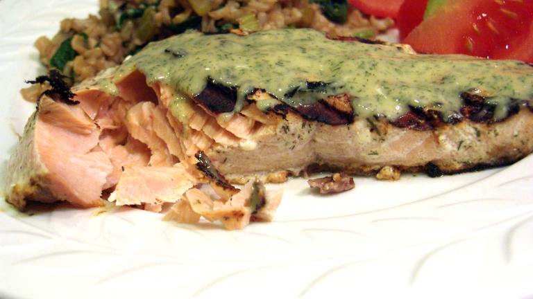 Serious Grilled Salmon with Dill