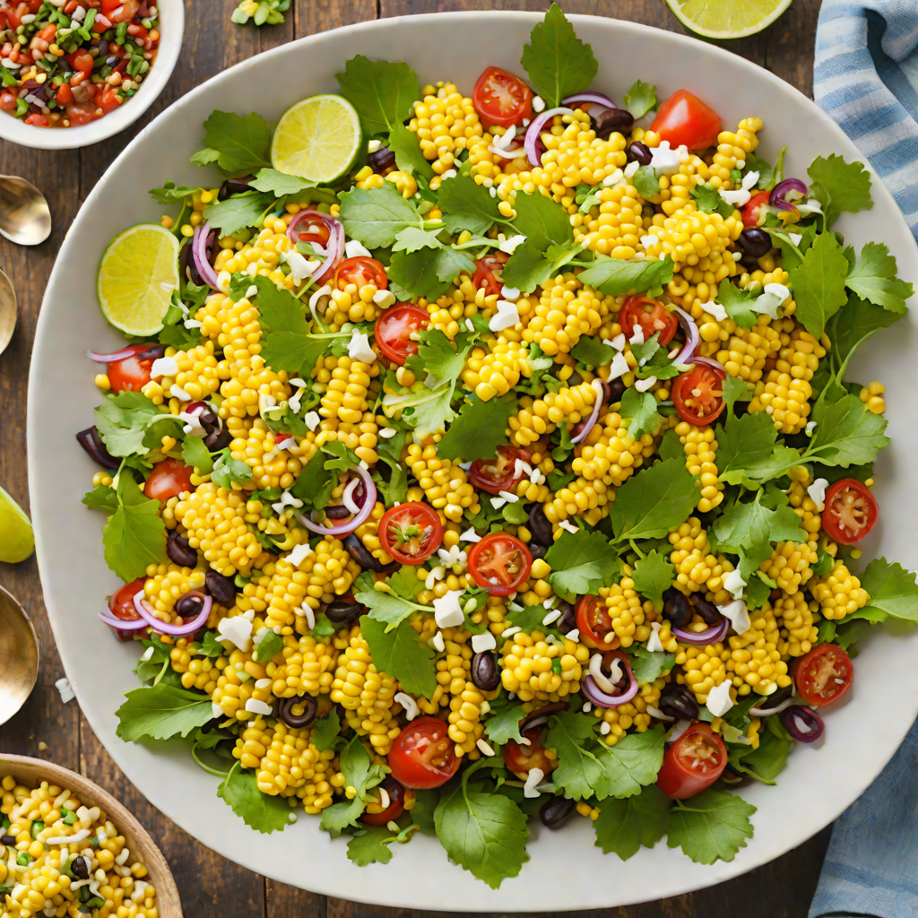 Retro Game-Inspired Spiced Mexican Street Corn Salad