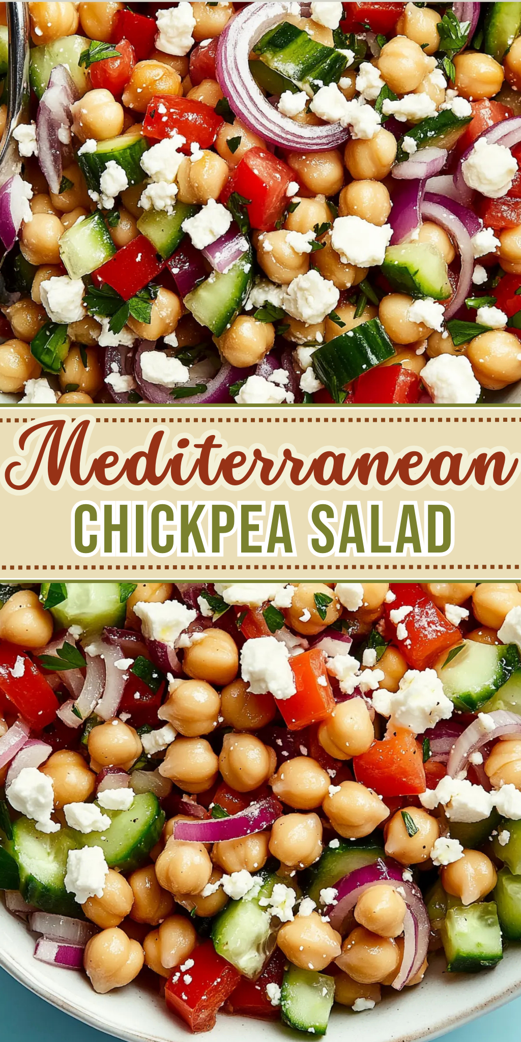 Chickpea and Red Onion Salad with Lemon Dressing
