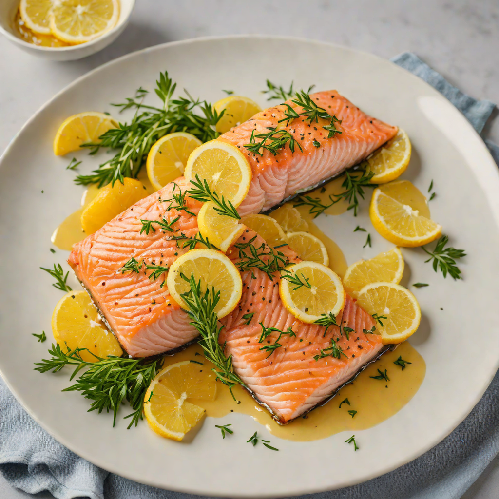 Oven-Roasted Salmon with Herb and Citrus Butter