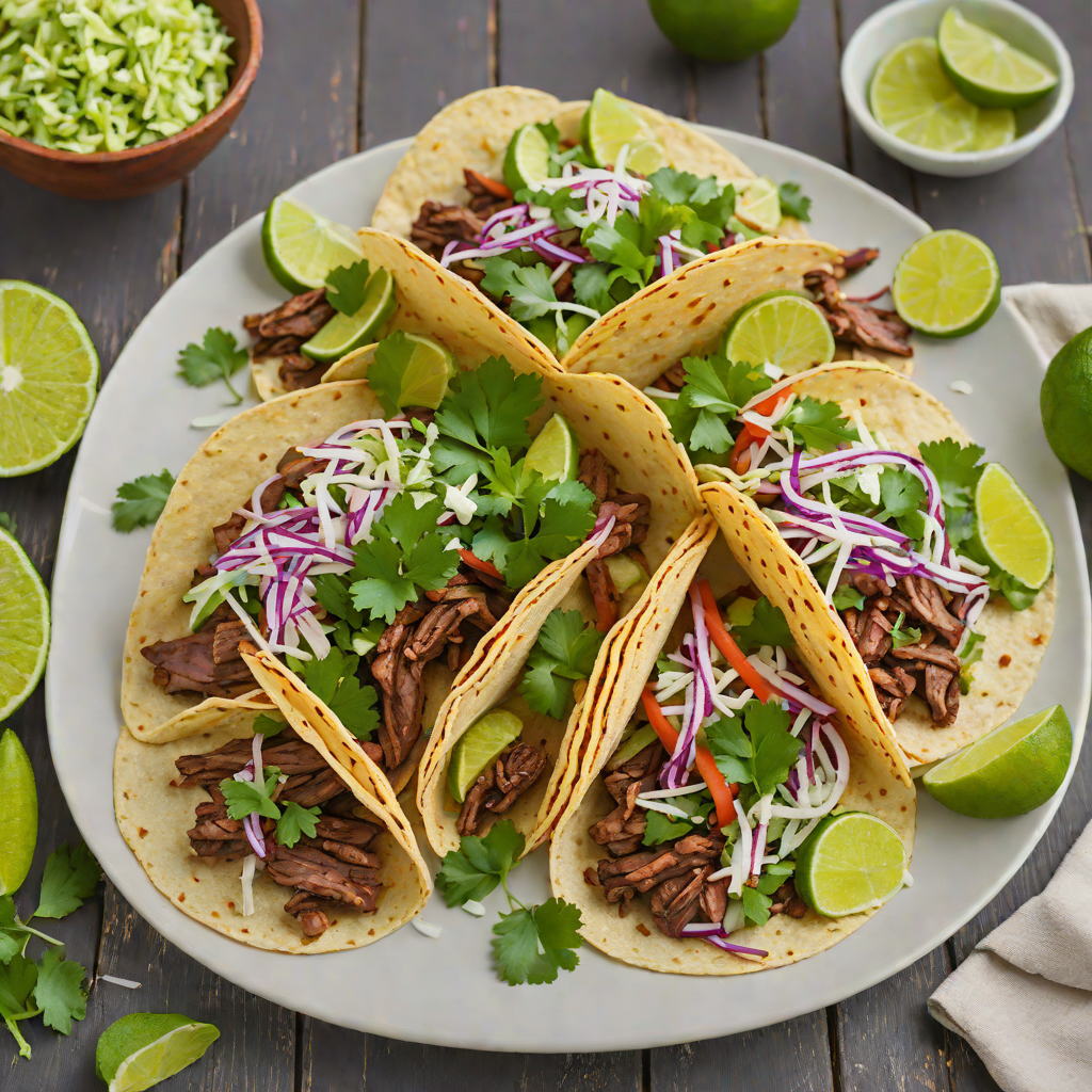 Grilled Carne Asada Tacos with Cilantro Lime Slaw