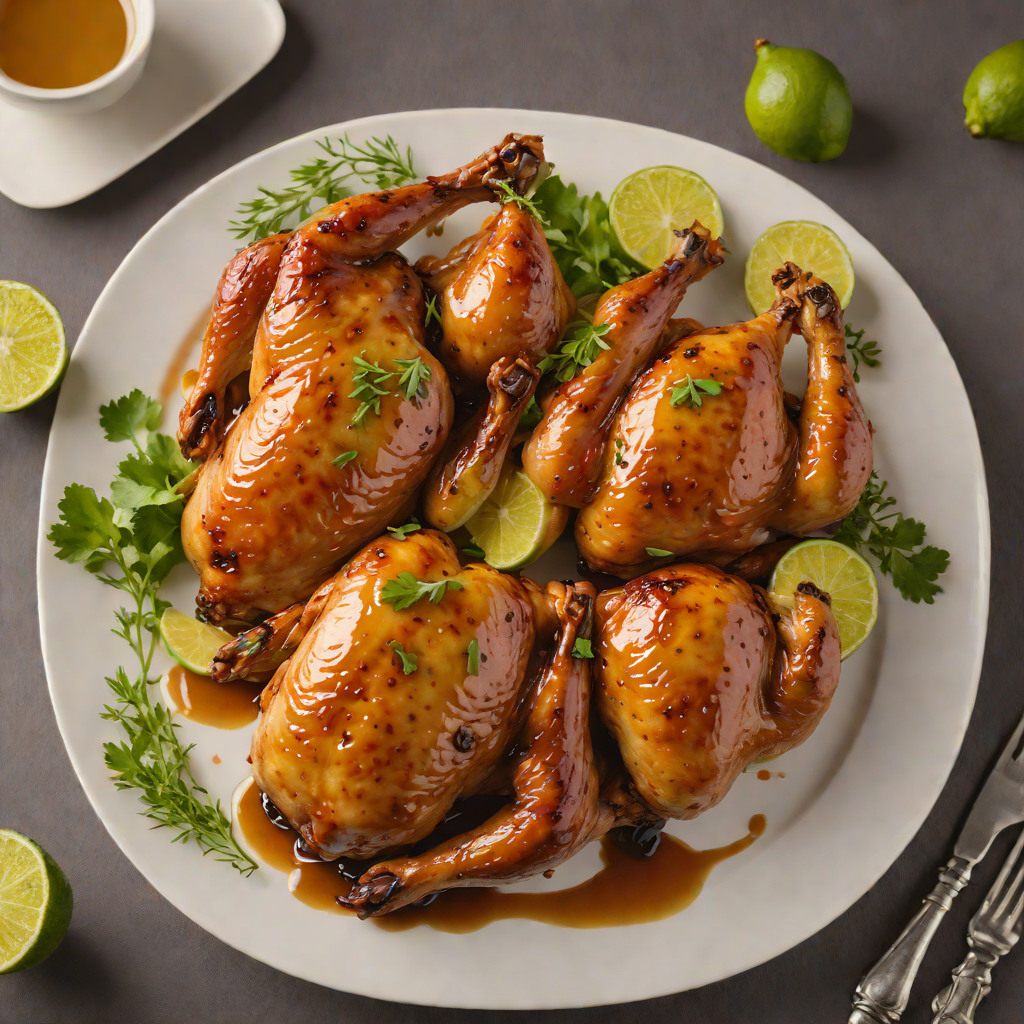 Mesquite-Smoked Chicken with Honey Lime Glaze