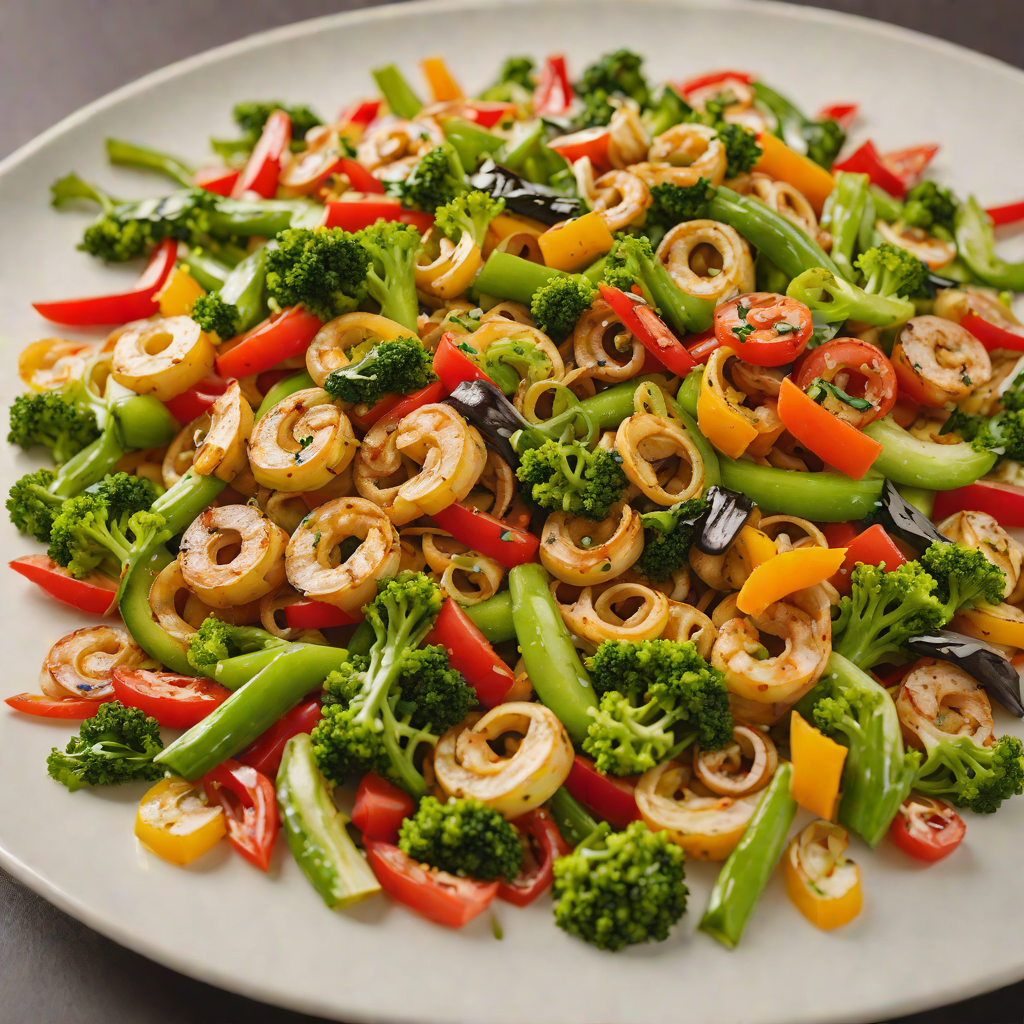 Spiral Vegetable Stir Fry