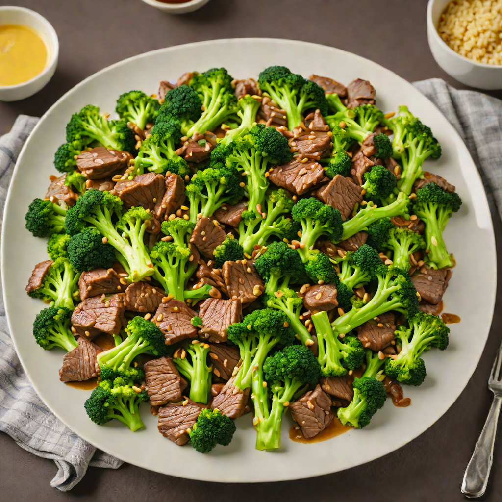 Stir-Fried Beef and Broccoli with Garlic Butter