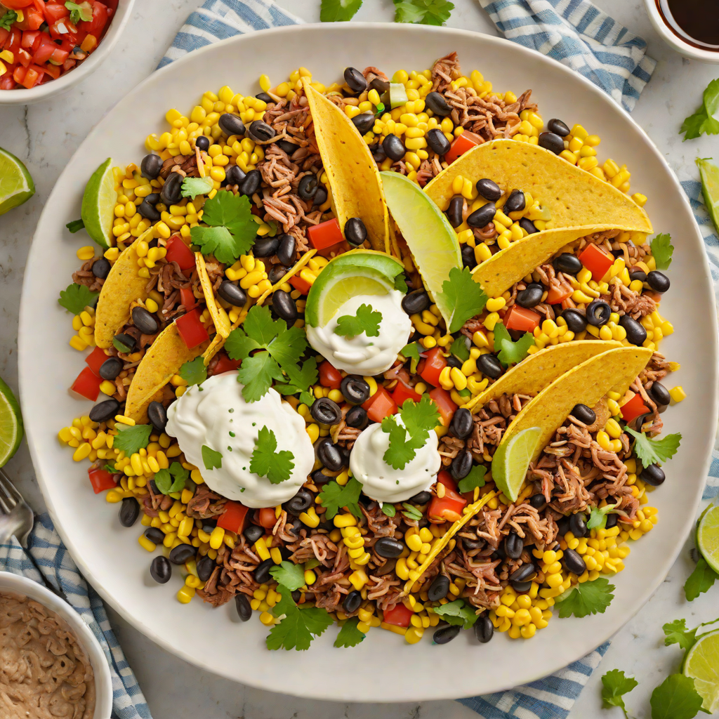 Taco-Seasoned Beef Skillet with Black Beans and Corn