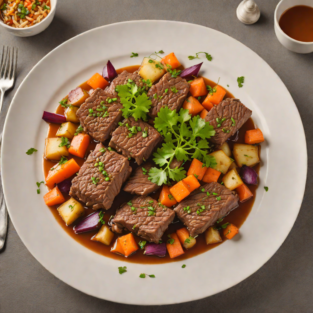 Typhoon-Inspired Braised Beef with Root Vegetables