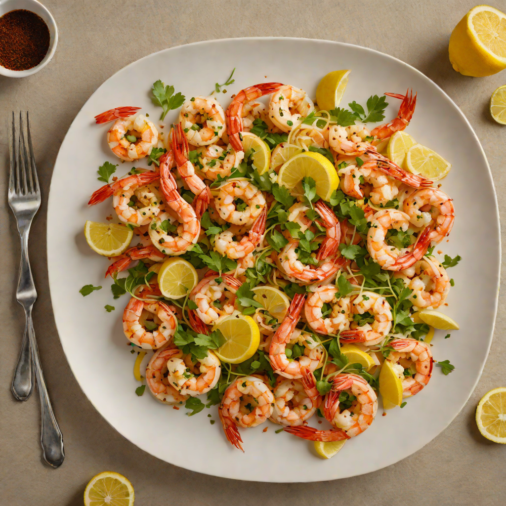 Sautéed Shrimp with Lemon and Chili Flakes