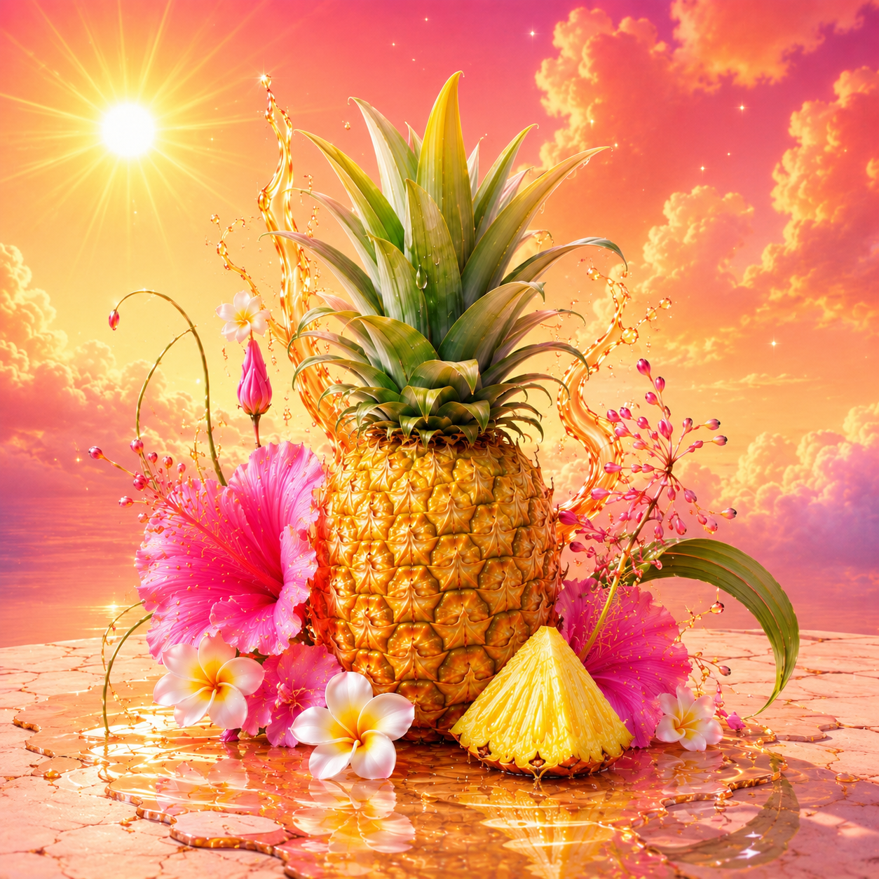 Pixel Runner Tropical Smash