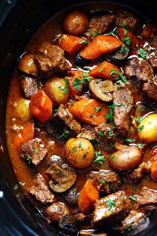 Slow-Cooked Authentic Beef Bourguignon