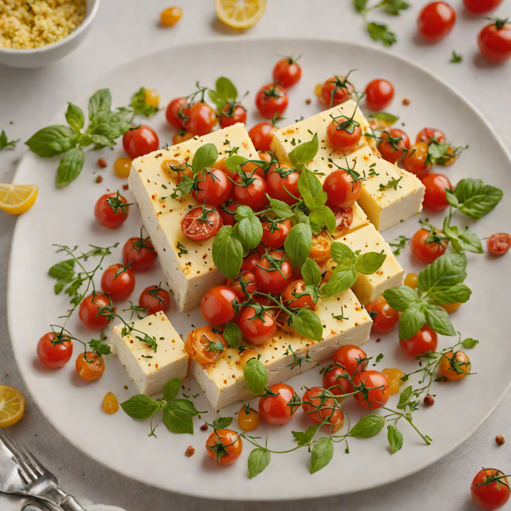 Oven-Baked Feta with Cherry Tomatoes and Oregano