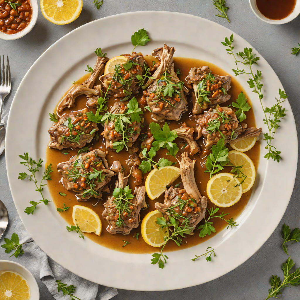 Slow-Simmered Lamb Kleftiko with Lemon and Herbs