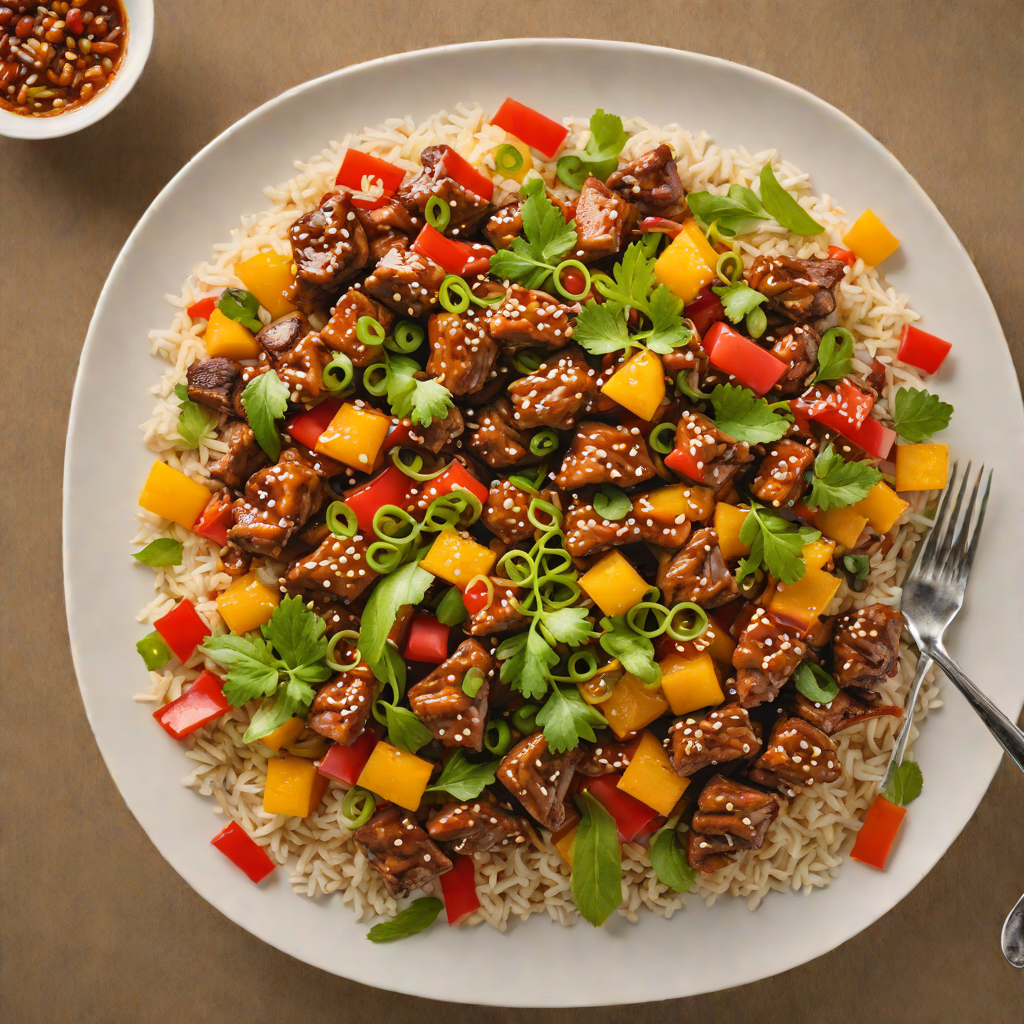 Sweet and Sour Tamarind Glazed Pork Stir Fry