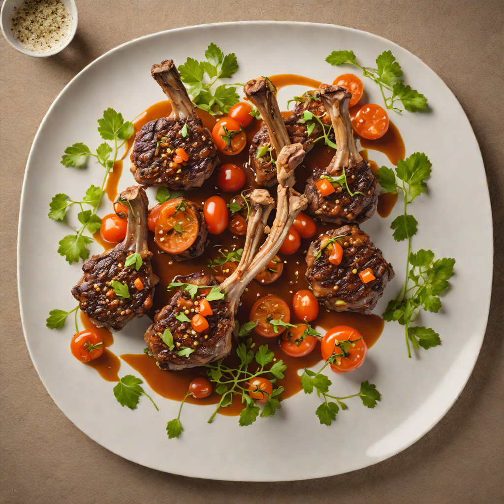 Dampier Island Spiced Lamb Chops with Bush Tomato Chutney