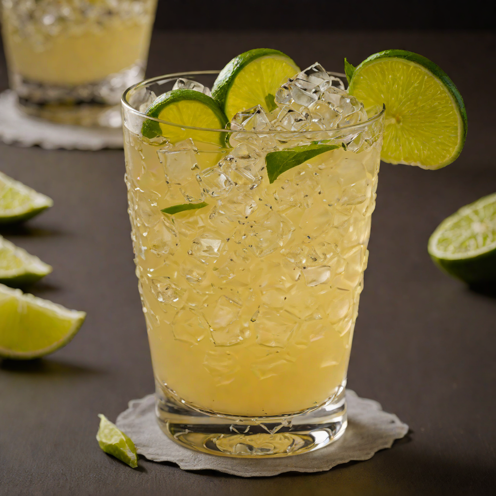 Shaken Lime-Ginger Tequila Sour