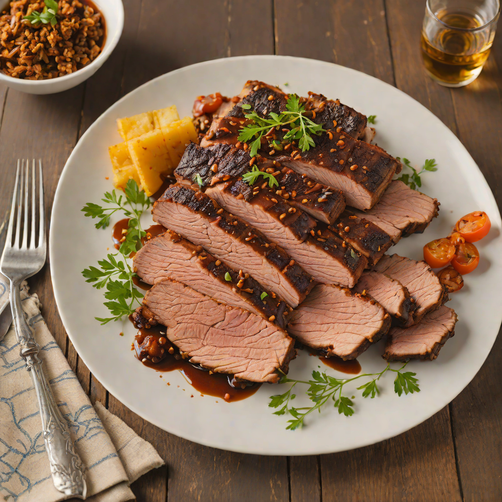 Pan-Seared Texas-Style Brisket with Spiced Mesquite Rub