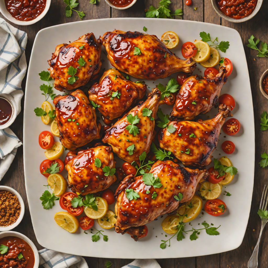 Savory Sheet Pan Texan BBQ Chicken with Smoked Paprika