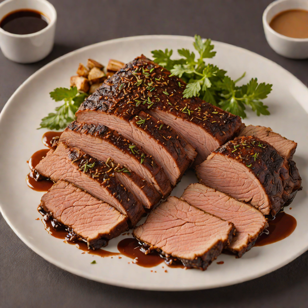 Mesquite-Smoked Beef Brisket with Coffee Rub