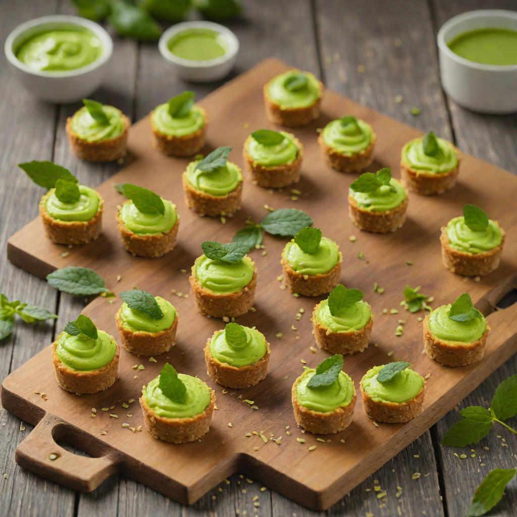Mini Matcha Green Tea Cheesecake Bites
