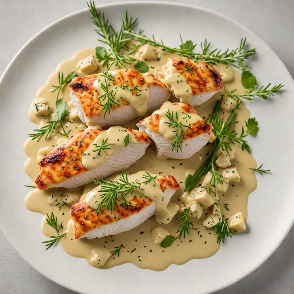 Pan-Seared Chicken with Creamy Tarragon Mustard Sauce