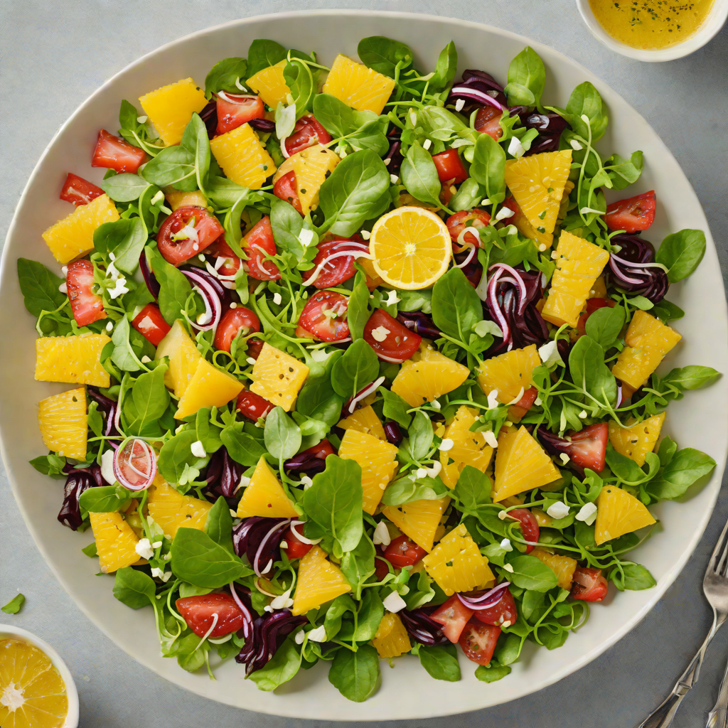 Power Query-Inspired Data Salad with Citrus Vinaigrette
