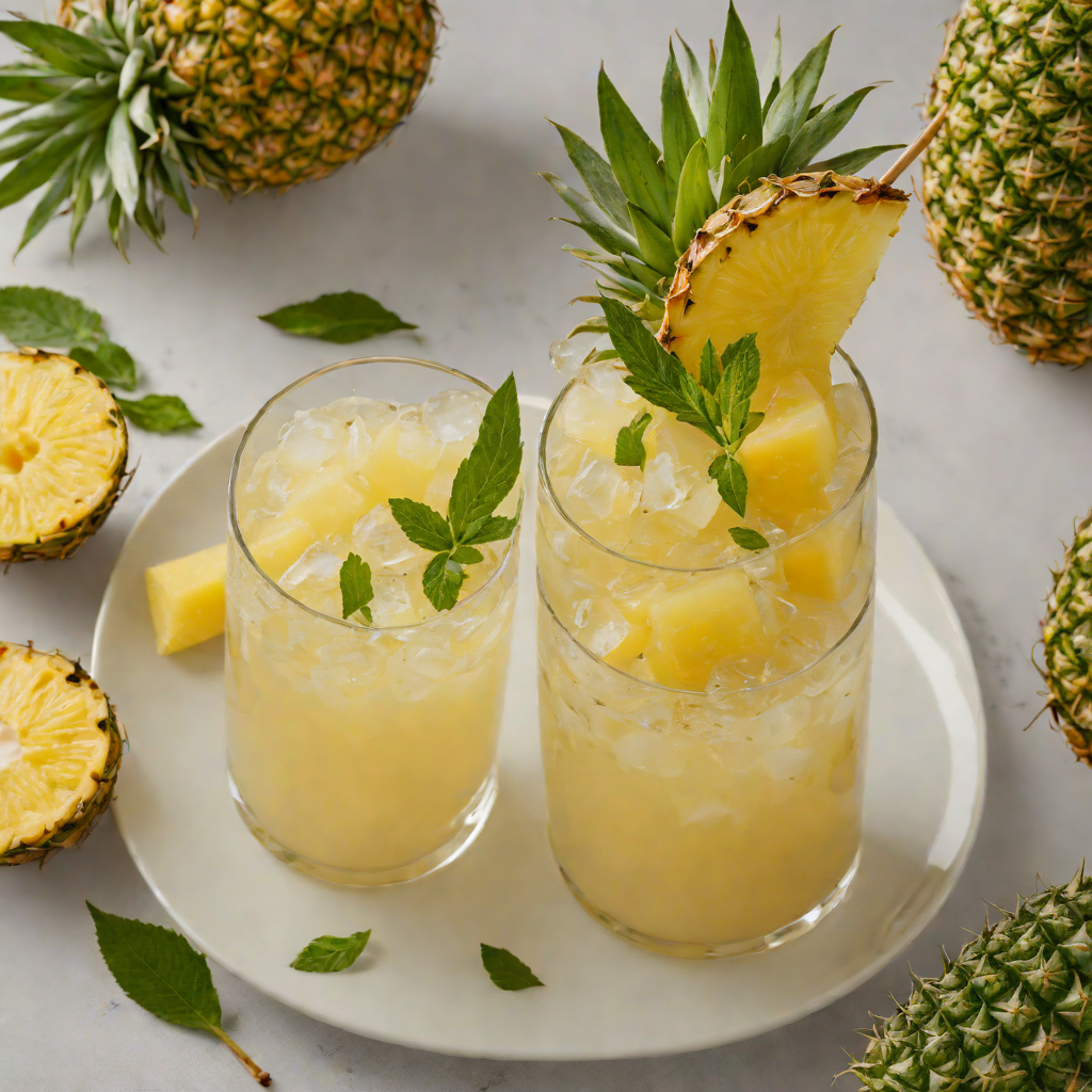 Rum-Muddled Pineapple Smash