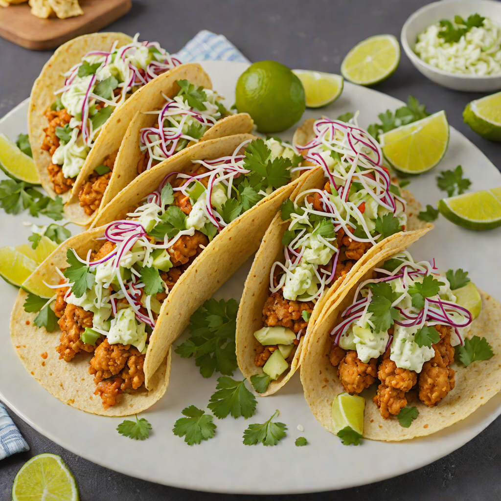 Craft Lager Beer-Battered Fish Tacos with Cilantro Lime Slaw