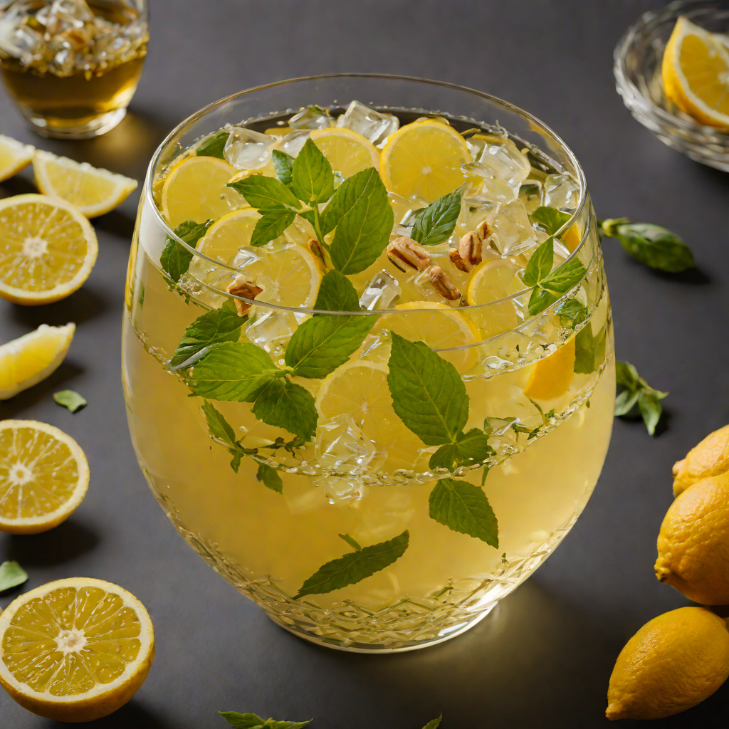 Citrus-Ginger Infused Herbal Green Tea