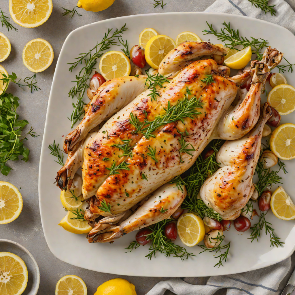 Sheet Pan Lemon-Garlic Roasted Chicken with Thyme