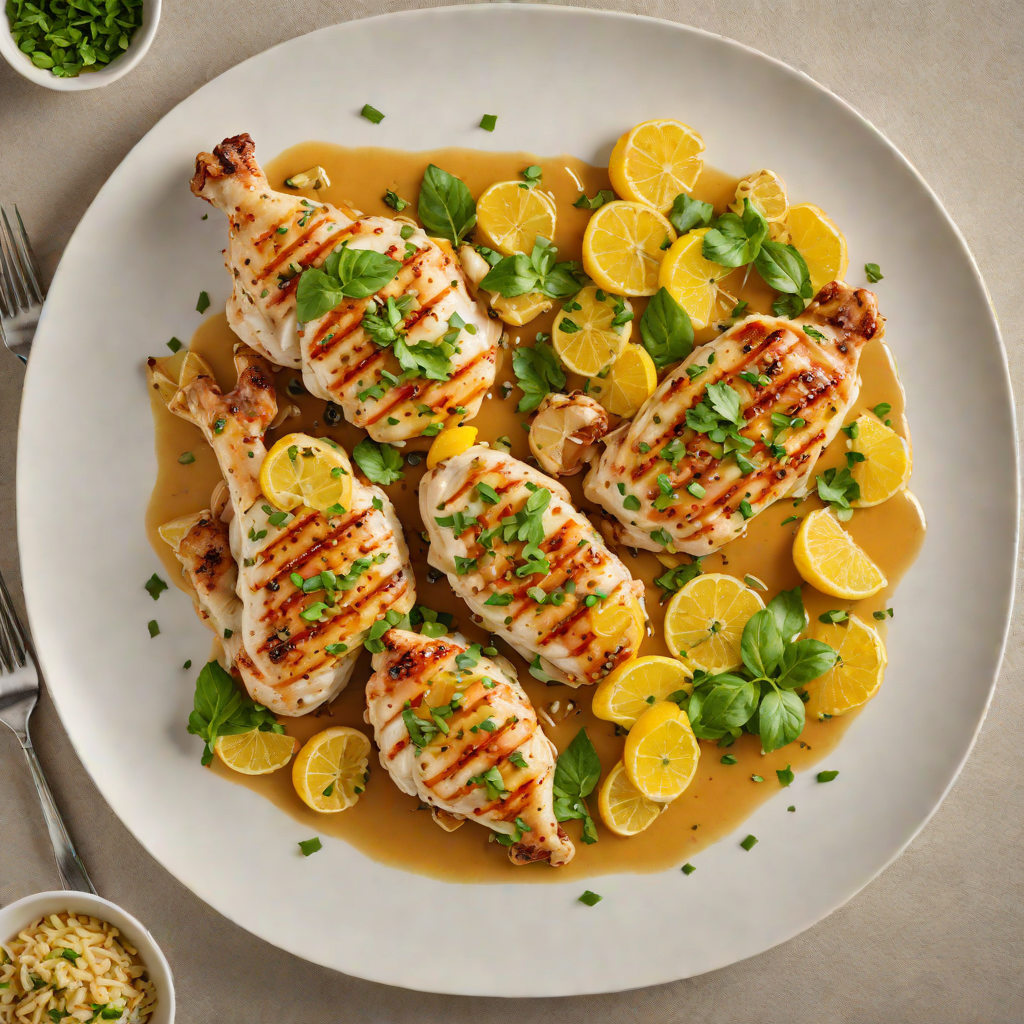 Pan-Seared Chicken with Tangy Citrus-Garlic Sauce
