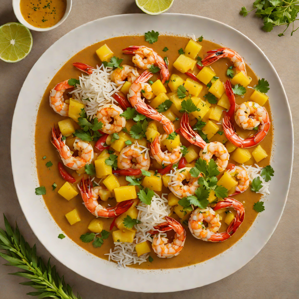 Smoky Tiki-Inspired Coconut and Pineapple Shrimp Curry