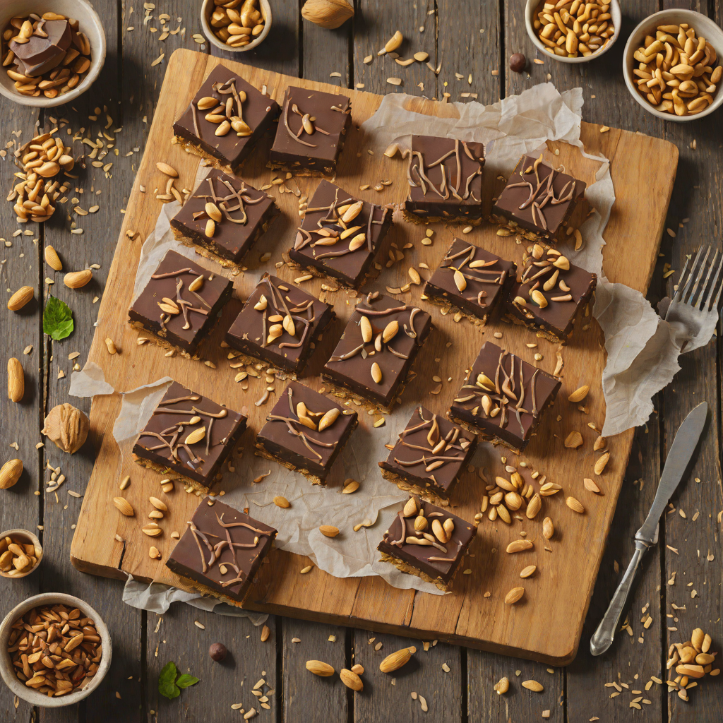 Chilled No-Bake Chocolate Peanut Butter Bars