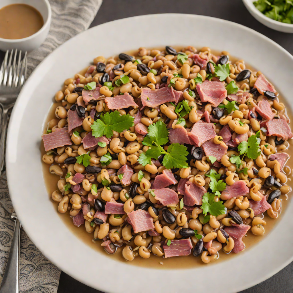 Slow Cooker Black-Eyed Peas with Smoked Ham Hock