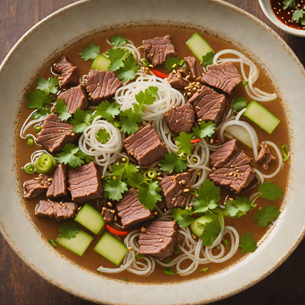 Slow-Simmered Beef Phở with Star Anise and Charred Onion