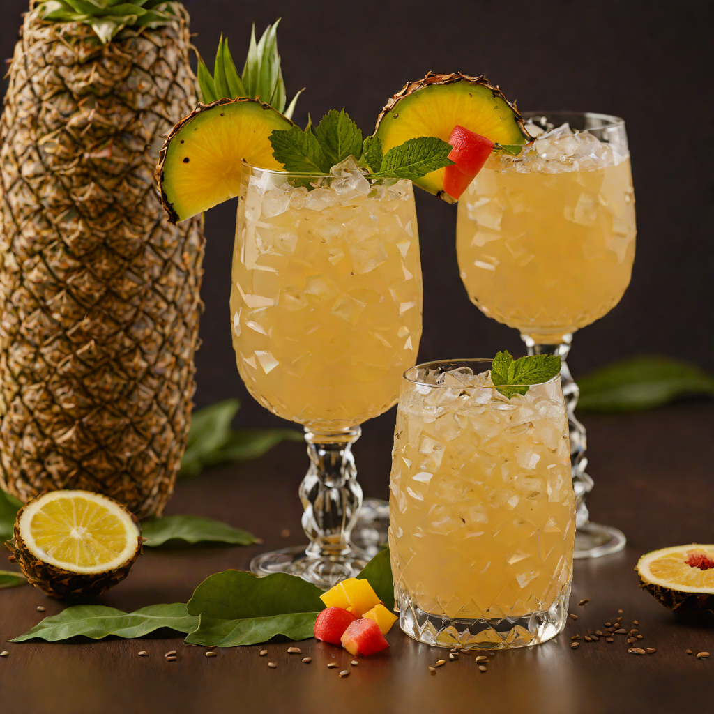 Tropical Rum Tiki Cooler
