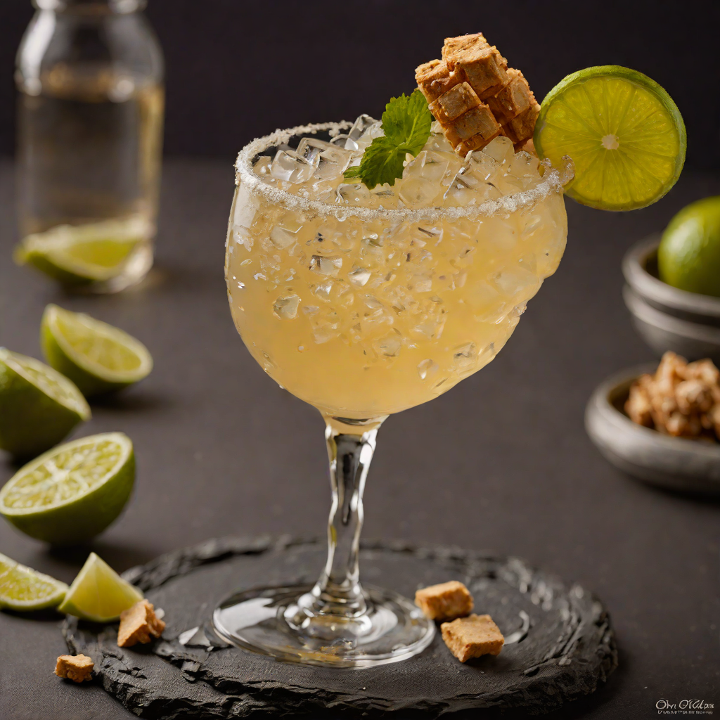 Ginger Honey Margarita on the Rocks
