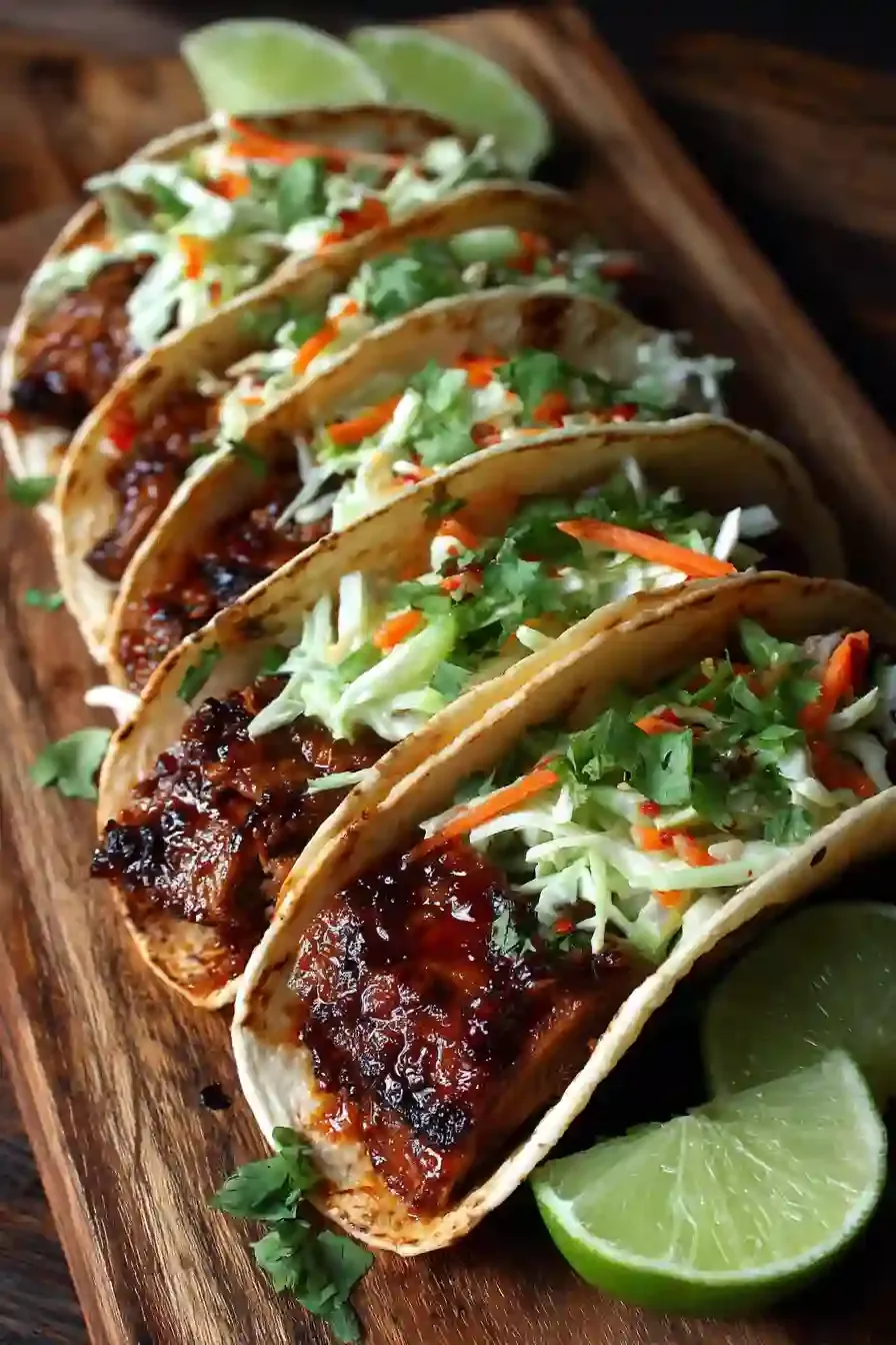 Chipotle-Lime Grilled Pork Tacos with Pickled Red Onions