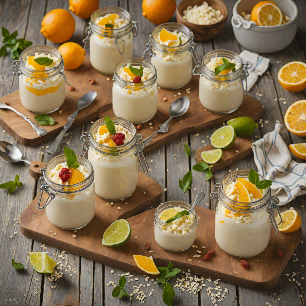 No-Bake Citrus Cheesecake Jars