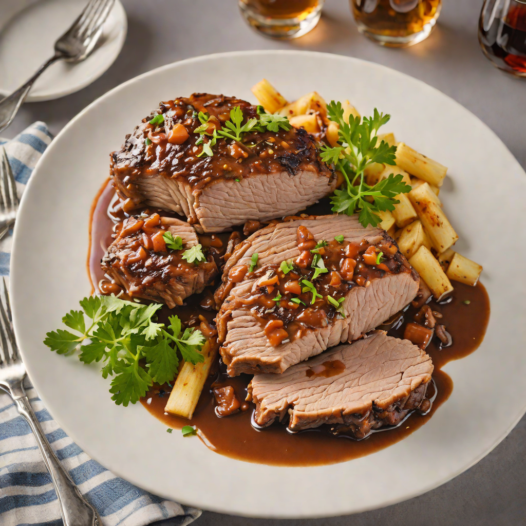 Half-Pint British Ale-Braised Pork Shoulder